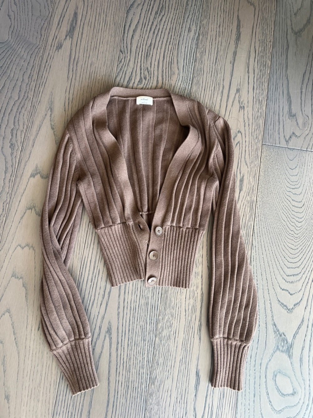 Aritzia Babaton brown cardigan